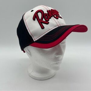 Ranger Boats Baseball Cap Hat White Black Red Stitching Embroidered Adjustable